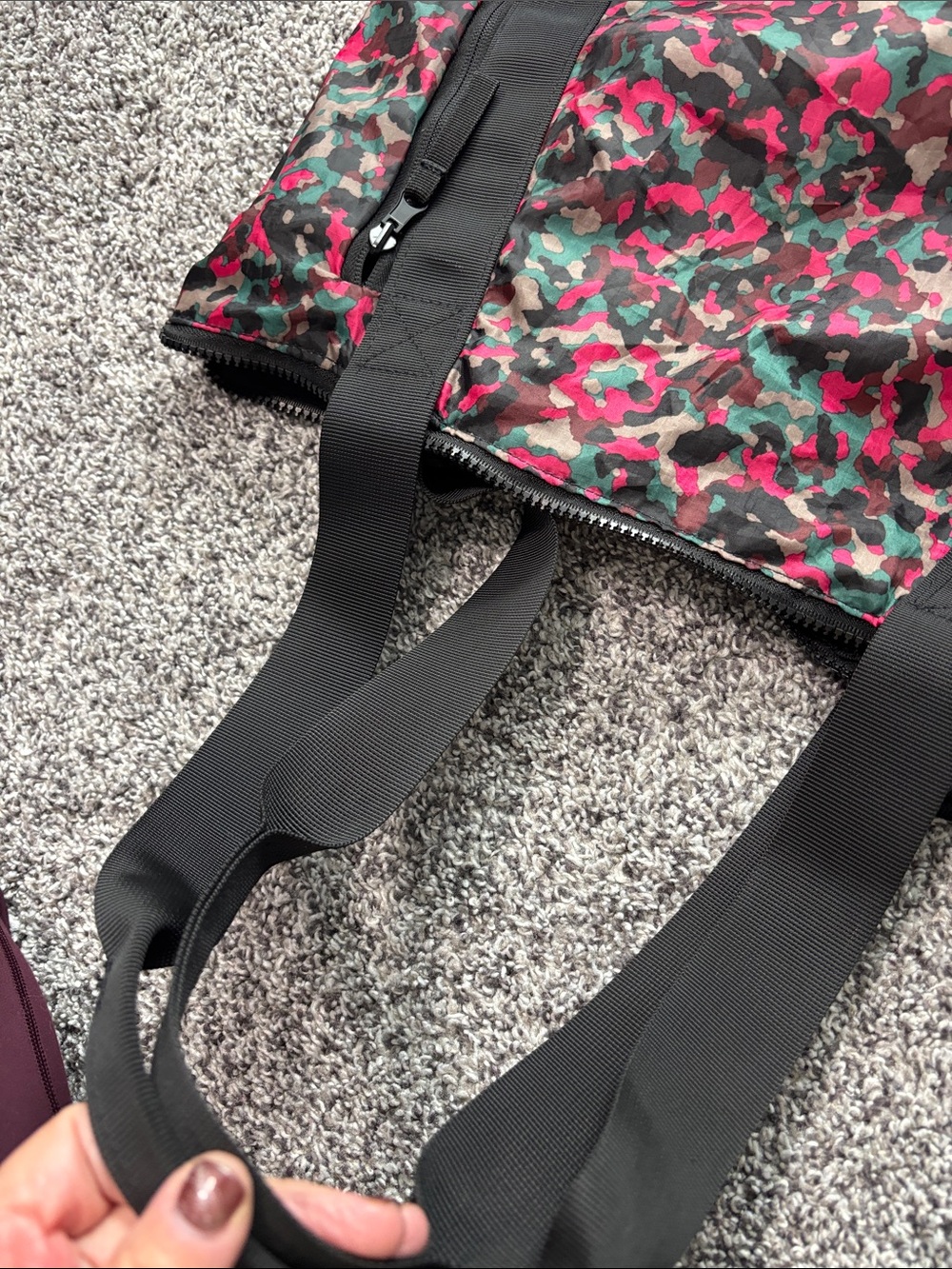 EUC Athleta Nylon Gym Bag - Picture 9 of 10